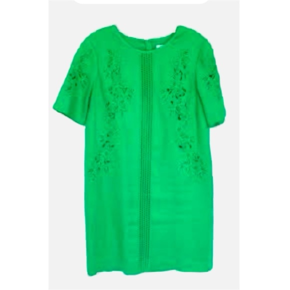 LK Bennett Green linen Sheath Mini Dress - Picture 2 of 16